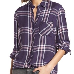 Rails Hunter Button Down Plaid Shirt